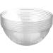Clear Plastic Serving Bowls 150 Oz. 4 Pack - Round Disposable Bowls | Punch Bowl, Party, Chip & Candy Bowls | Large Salad Bowl Dish - Ideal for Salads, Parties, and Food Serving - Buy Online on SooperMarket.com