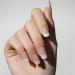 Danni & Toni Half-Hardened Gel Nail Films - Happy-Go-Lucky | Spring French Nail Stickers White Pink Nail Wraps - 28 Stickers for Perfect Nails - Buy Online on SooperMarket.com