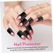 FRCOLOR 400 Sheets Nail Art Anti Spill Stickers Nail Polish Nail Protection for Painting Nails Nail Tape Nail Care Tools Protection Tearable 3.00X2.50X0.10CMx4pcs As Shown X 4 Pieces - Buy Online on SooperMarket.com