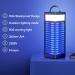 Bug Zapper Indoor and Outdoor - Cordless Mosquito Killer for Home, Garden, and Patio Use (Black) - Buy Online on SooperMarket.com