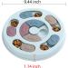 Dog Food Puzzle Feeder Toy for IQ Training & Enrichment - Blue - Buy Online on SooperMarket.com