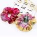 Shiny Metallic Scrunchies - 12 Pieces Elastic Hair Bands for Women and Girls - Buy Online on SooperMarket.com