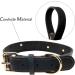 Tagme Personalized Leather Dog Collar - Engraved Name & Phone Number for Medium & Large Dogs - Black L (1 Pack) - Buy Online on SooperMarket.com