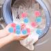 Tainrunse Laundry Wash Ball Washing Machine Laundry Cleaning Ball Remove Dirt Mini Blue & Pink - Buy Online on SooperMarket.com