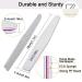 12-Piece Double-Sided Nail Files Set | Washable & Reusable 180/240 Grit for Nail Art | Professional Quality for Salon & Home Use - Buy Online on SooperMarket.com