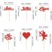 25 PCS Valentine's day Cupcake Toppers Red Glitter Sweet Love Cupid Cupcake Food Picks Valentine's Day Theme Wedding Bridal Shower Birthday Party Cake Decorations Supplies Cy-24-xs-108 - Buy Online on SooperMarket.com