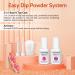Lavender Violets 12 Pcs Dip Powder Nail Kit Skin Nude White Red Shimmer Orange Colours Dipping Powder Liquid Set with 2in1 Base & Top Coat Activator for French Nail Art Manicure M212 Nude Red - Buy Online on SooperMarket.com