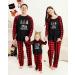 Amissz Christmas Family Pyjamas Set | Matching Holiday Sleepwear for Adults, Kids & Baby | Xmas Nightshirts in Black - Buy Online on SooperMarket.com