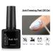 COSCELIA Anti-Freezing Peel Off Gel - Liquid Latex Nail Skin Protection with Curved Tweezers for Nail Art - 8077 - Buy Online on SooperMarket.com