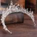 Miranda's Bridal Women's Pearl Crown Tiara Headband for Pageants and Bridal Shoots - Buy Online on SooperMarket.com