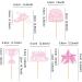 Cyodoos 25 pcs Pink Graduation Cake Toppers Class of 2024 Graduation Cupcake Toppers Congrats Grad and Graduation Party Decorations Pink2 - Buy Online on SooperMarket.com