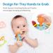 Accevo Bite Ring - Soft Silicone Baby Toy for 3+ Months | Teething Aid & Gripping Gift for Babies 6 Months+ - Buy Online on SooperMarket.com