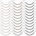 Sibba 36 Pieces Elastic Hook Hair Tie Hooks Hair Cord Bungee Hair Ties Styling Ponytail Holder for All Hair Types