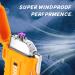 USB Rechargeable Windproof Arc Lighter Waterproof - Dual Arc Plasma Lighter with Emergency Whistle for Outdoor Adventure - Camping Gadgets (Orange) - Buy Online on SooperMarket.com