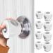 Tiny Patrol 8 Pack Baby Safety Childproof Door Knob Cover, Universal-Fit Most Knobs