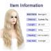 SHINYSHOW 26 Blond 613 Long Wavy Wig | Middle Part Synthetic Halloween Cosplay Wig for Women - Buy Online on SooperMarket.com