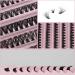 DIY Lash Extension Kit: 200pcs D Curl Volume Cluster Eyelashes with Lash Bond, Seal, and Tweezers - At-Home Individual Lash Extension Kit (40D) - Buy Online on SooperMarket.com