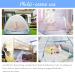 Tinyuet Mosquito Net for Bed  39.3x78.7in Pop-up Mosquito Net Tent for Indoor and Outdoor Use  Portable Double Door Travel Mosquito Net with Net Bottom  Insect Screen-Brown Edge Brown 39.3x78.7 Inch (Pack of 1) - Buy Online on SooperMarket.com