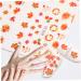 Thanksgiving DecorationsFall Nail Stickers Autumn Maple Leaves Pumpkin Turkey Nail Art Stickers Thanksgiving Themed Water Transfer Nail Decorations - Buy Online on SooperMarket.com