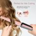 Rose Gold Tapered Curling Wand 13-25MM - Professional Ceramic Hair Curler with Heat-Resistant Glove - Buy Online on SooperMarket.com