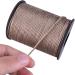 WXJ13 50 Yards Brown Braided Nylon Lift Shade Cord + 5 Pack Wood Cord Knobs 1.8mm - Brown - Buy Online on SooperMarket.com