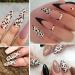 Leopard Print Nail Foils Transfer Stickers - Holographic Starry Sky Design for Acrylic Nails - 10pcs Style 12 - Buy Online on SooperMarket.com
