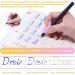 Qianshouyan 4-Piece German Magical Booklet Set | Reusable Handwriting Exercise Book with Pen for Kids | 26x18cm Calligraphy Numbers Drawing & Letters Learning - Buy Online on SooperMarket.com