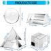 MerryNine 4 Pack Crystal Photography Kits - Lens Ball, Cube, Prism, Pyramid for Light Spectrum Art - Buy Online on SooperMarket.com