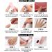 RUNRAYAY Short Almond French Tips Press on Nails | Glossy Black Stick on False Nails - 24Pcs - Buy Online on SooperMarket.com
