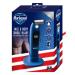 Barbasol Face and Body Shaver Hybrid Face and Body Single Blade Shaver Rechargeable with a 2 Hour Run Time Wet or Dry Shave LED Screen Built in Light Stainless Steel Full Body Shaver