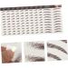 Baluue 9 Sheets Eyebrow Transfer Stickers 6d Eyebrows Stickers Eyebrow Grooming Sticker 21x14.7cm Brown - Buy Online on SooperMarket.com