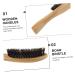 Shop Angoily 3-St Bartbrush Combs for Men | Wild Boar Bristle Beard & Hair Care Tools - Buy Online on SooperMarket.com