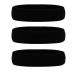 Hanerdun Sport head band women men welding ligaments head forehead frotee headband sport for running bike jogging tennis football black (3 pieces)