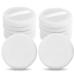 Sibba Loose Powder Puffs - 12 Round Velours Makeup Applicators & Compact Containers for Foundation & Cream | White - Buy Online on SooperMarket.com