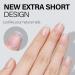 AILLSA Ultra Short Coffin Nail Tips - 240 PCS Matte Soft Gel Full Cover False Nails for DIY Press On - 15 Sizes Pre-shaped Clear Acrylic Tips - Buy Online on SooperMarket.com