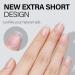 AILLSA Extra Short Coffin Nail Tips - Matte Soft Gel Full Cover Nails for Mothers Day - 240PCS, 15 Sizes - Buy Online on SooperMarket.com
