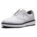 FootJoy Men's Fj Traditions Spikeless Golf Shoe 44 EU Wide White White Navy