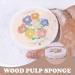 Household Dishwashing Sponge Cleaning Sponges Pads Scouring Wood Sponge Wipe E0S0 Pot Pulp Dishe Compressed Double Sided - Buy Online on SooperMarket.com