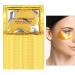 30 Pairs 24K Gold Under Eye Patches Crystal Collagen Under Eye Mask Puffy Eyes and Dark Circles Treatments Moisturising&Hydrating Under Eye Patch Pads for Reducing Fine Lines Eye Bags(Gold)