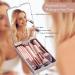 BS-MALL Travel Makeup Brush Set with LED Light Mirror - 14 Pcs Pink APINK - Buy Online on SooperMarket.com