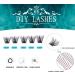 SISILILY Individual Lashes Cluster 45 Pcs DIY False Eyelashes Extension Kit - Reusable 3D Soft Natural C CC D Curl with Glue - 10/12/14/15/16mm Length - DM05 - Buy Online on SooperMarket.com