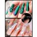 Kalolary Nail Mold Acrylic Nail Forms 100Pcs T Curve Shape + 10 Pink Nail Tip Clips - Buy Online on SooperMarket.com