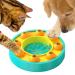 Etechydra Dog Puzzle Slow Feeder Toy Interactive Dogs Puzzle Toys for Dogs Cats Small Medium Bowl for IQ Training & Mental Enrichment Dog Treat Dispenser Puzzle Toy Gifts Yellow Yellow-Blue