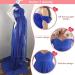 Maternity Photography Maxi Dress | FEOYA Chiffon Lace Strapless Gown Blue 2 L - Buy Online on SooperMarket.com
