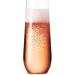 36 Pack Stemless Plastic Champagne Flutes - 9 Oz Clear Toasting Glasses | Shatterproof, Recyclable, BPA-Free - Munfix - Buy Online on SooperMarket.com