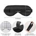 Haskirky Light Blocking Eye Mask for Adult Men and Women - Breathable & Adjustable for Travel, Yoga, Meditation, Office - Grey Plaid Pattern - Buy Online on SooperMarket.com