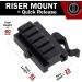 Dagger Defense Quick Detach 5X Slot Rail Riser for Single Rail Systems - Ultimate Compatibility for Accessories - Buy Online on SooperMarket.com