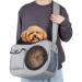 Ownpets Pet Sling Carrier Pet Airline Carrier Travel Bag Fit 3.5 5.5KG Cats&Dogs Comfortable Adjustable Perfect for Airline Travelling Daily Walk Outdoor Activity and Weekend Adventure
