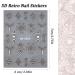 Embossed Bohemian Retro Lace Nail Art Stickers - 4 Sheets for Women and Girls - Buy Online on SooperMarket.com