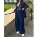 Vetinee High Waisted Wide Leg Dress Pants for Women XL Navy Blue - Business Office Trousers with Pockets - Buy Online on SooperMarket.com
